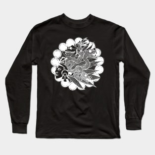 Aztec Medusa Long Sleeve T-Shirt